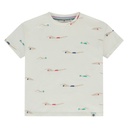 Stains & Stories - boys-t shirt short sleeve - off white - SSA25307653-SSA-00024