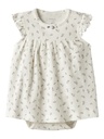 NAME IT BABY - NBF HOISE CAPSL BODY DRESS - Cloud Dancer