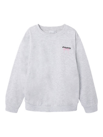 NAME IT KIDS - NKF DAIMY LS NREG SWE BRU - Light Grey Melange