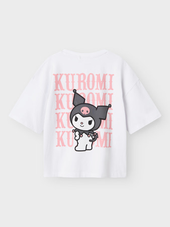 NAME IT KIDS - NKF NUNI KUROMI SS NREG TOP SKY - Bright White
