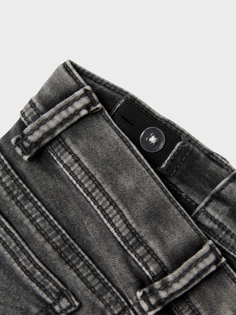 NAME IT MINI - NMM THEO DNMTHAYER 2689SWE KEY PANT NOOS - Medium Grey Denim