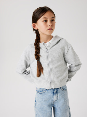 NAME IT KIDS - NKF MILLE SHORT NREG SWE CARD WH UNB NOOS - Light Grey Melange