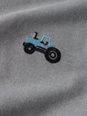 NAME IT MINI - NMM VALLEN LS NREG SWEAT UNB - Ultimate Grey Tractor