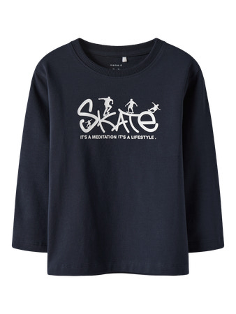 NAME IT MINI - NMM LORCAN LS NREG TOP - Navy Blazer