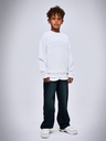 NAME IT KIDS - NKM LESTER LS NREG SWEAT UNB - Light Grey Melange