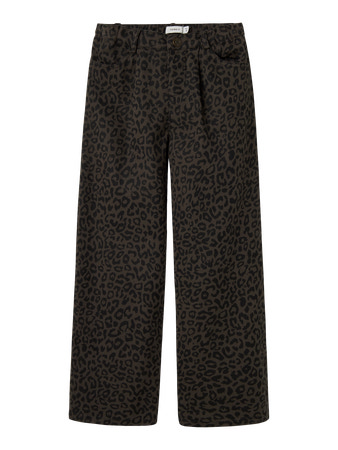 NAME IT KIDS - NKF BELLA WIDE LEO TWI PANTS 3270-HP L - Mockingbird LEO
