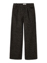 NAME IT KIDS - NKF BELLA WIDE LEO TWI PANTS 3270-HP L - Mockingbird LEO