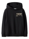 NAME IT KIDS - NKM LAUREL LS NREG SWEAT WH UNB - Black