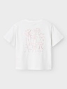 NAME IT MINI - NMF KATALIN NREG SS TOP - Bright White