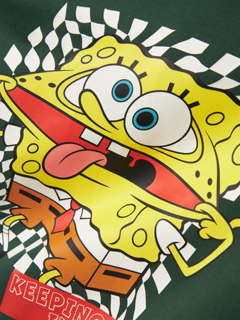 NAME IT KIDS - NKM JOHANO SPONGE NREG SWEAT WH UNB CPLG - Garden Topiary