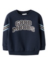 NAME IT MINI - NMM LANCER LS NREG SWEAT UNB - Navy Blazer