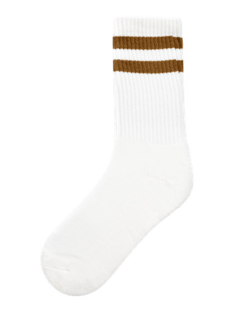 NAME IT KIDS - NKM JANS SOCK - Bright White Dull Gold
