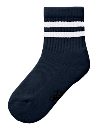 NAME IT MINI - NMM JANS SOCK - Navy Blazer Bright White