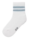NAME IT MINI - NMM JANS SOCK - Bright White Dusty Blue
