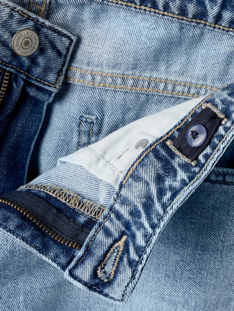 LMTD - NLF BETT DNM NW R WIDE PANT NOOS - Light Blue Denim