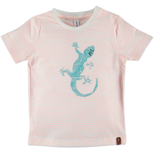 Baby Face - boys t-shirt sh.sl. - NEON CORAL