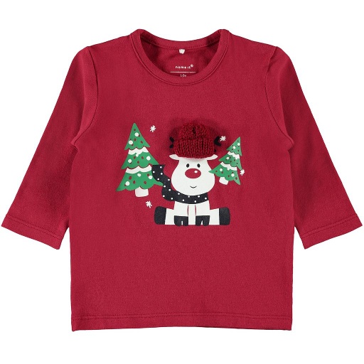 NAME IT BABY - NBM ROSON LS TOP BOX - Jester Red