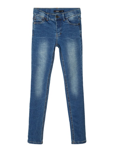 LMTD - NLM PILOU DNMTRUMAN 2311 SWE PANT - Medium Blue Denim