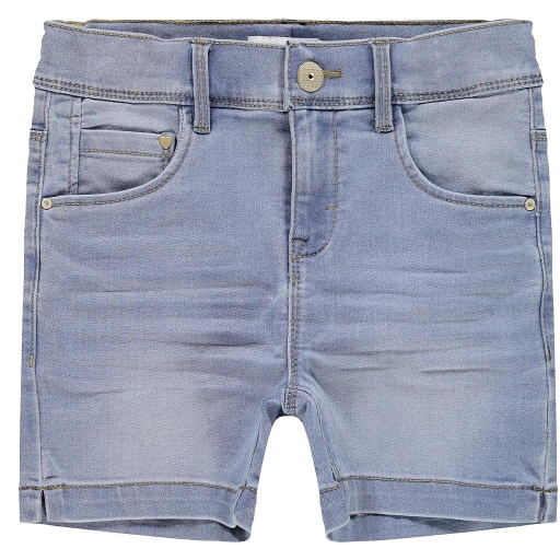 [5714493252994] NAME IT KIDS - NKF SALLI DNMCILLE 1188 HW SHORTS CAMP - Light Blue Denim