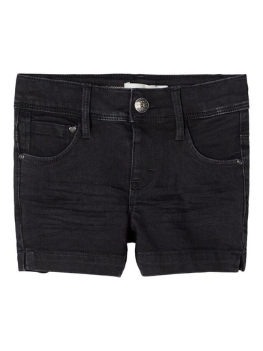 NAME IT MINI - NMF SALLI DNMCILLE 7159 SHORTS CAMP - Black Denim
