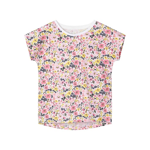 [5714505773295] NAME IT MINI - NMF VIGGA CAPSL TOP FF - Pink Nectar