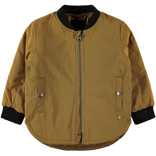 NAME IT MINI - NMM MIMON LONG BOMBER JACKET - Bronze Brown