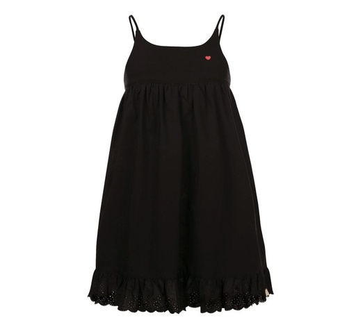 Looxs - Little woven dress spaghe - black