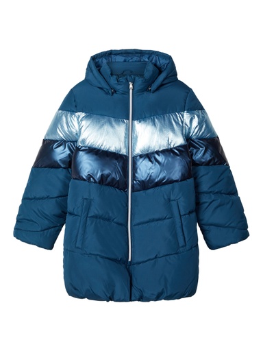 NAME IT KIDS - NKF MADELEINE PUFFER JACKET - Gibraltar Sea