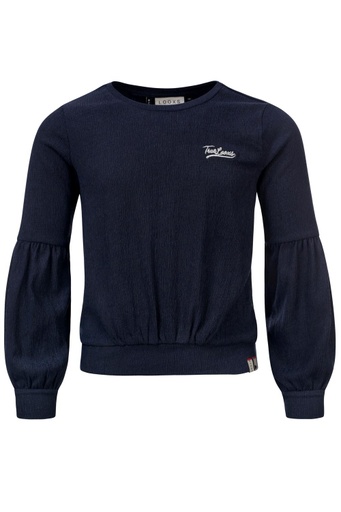 [8719645093422] Looxs - Girls crinkle Top - Night sky - 2031-5412-153