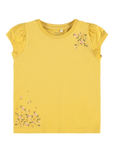 NAME IT BABY - NBF FRANCISCA SS TOP - Ochre