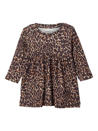 NAME IT BABY - NBF KALA LS DRESS NOOS - Mole