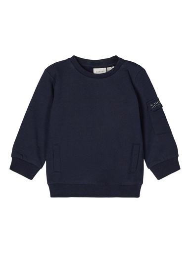 NAME IT BABY - NBM ONES LS SWEAT BRU - Dark Sapphire