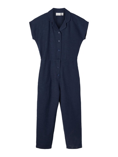 NAME IT KIDS - NKF DAFONA SS JUMPSUIT - Dark Sapphire SOLID