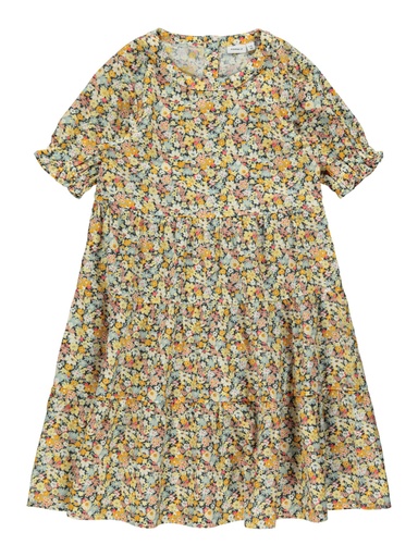 NAME IT KIDS - NKF HISSINE SS DRESS - Persimmon