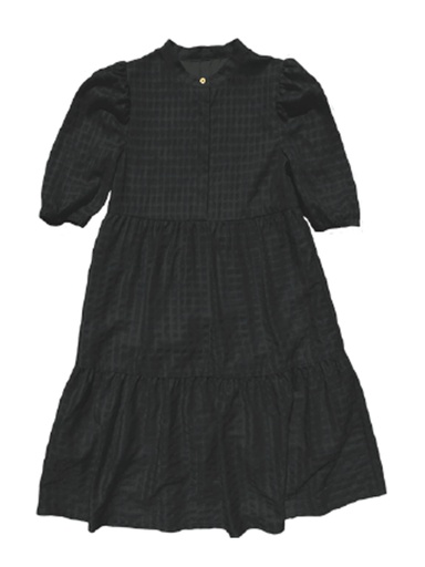 NAME IT KIDS - NKF SMILA 2/4 MIDI DRESS - Black