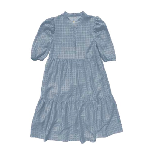 NAME IT KIDS - NKF SMILA 2/4 MIDI DRESS - Dusty Blue