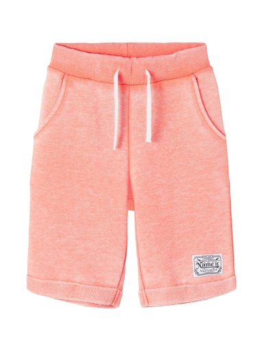NAME IT KIDS - NKM FAHIM SWEAT LONG SHORTS UNB - Melon
