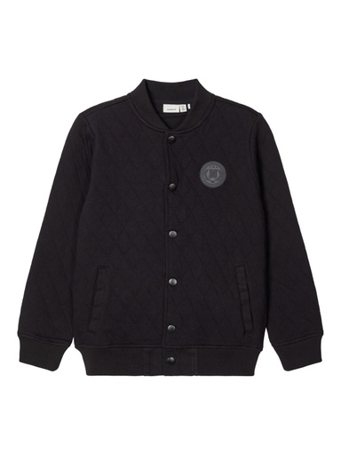 [5714514991901] NAME IT KIDS - NKM NAEL LS SWEAT CARD BRU - Black