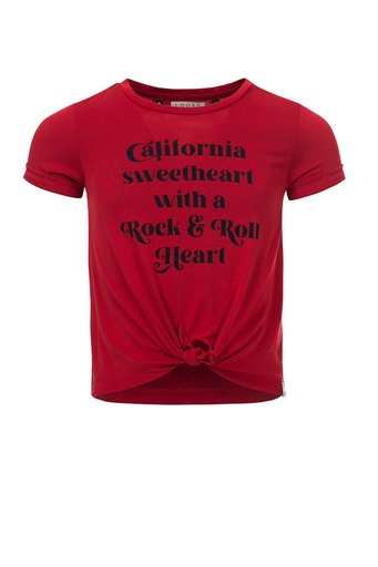 [8719645122849] Looxs - 10Sixteen Modal Crop top - CHILI - 2112-5442-262