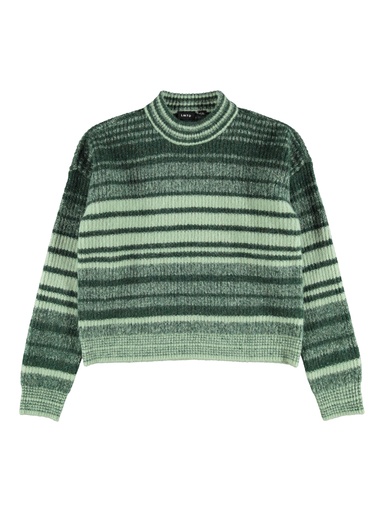LMTD - NLF RICOLE LS TURTLENECK KNIT - Iceberg Green