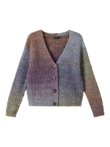 [5715107601627] LMTD - NLF RINE LS SHORT CARDIGAN - Iceberg Green