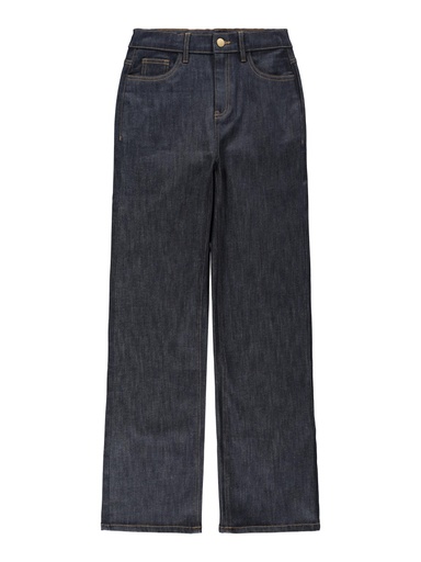 LMTD - NLF TEJAS DNM HW STRAIGHT PANT - Dark Blue Denim