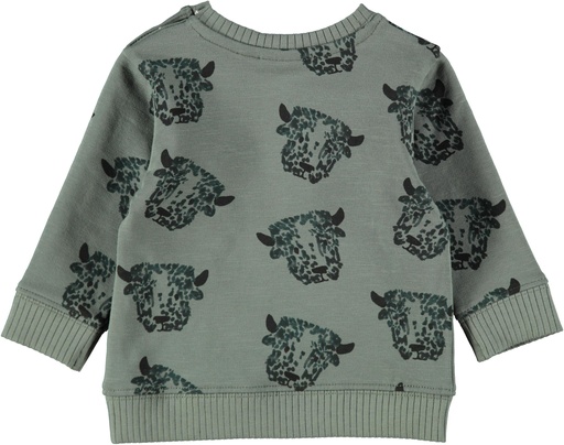 NAME IT BABY - NBM REMY SWEAT BRU BOX - Agave Green