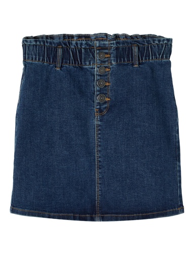NAME IT KIDS - NKF BECKY DNMTASIS 2536 HW SKIRT NOOS - Medium Blue Denim