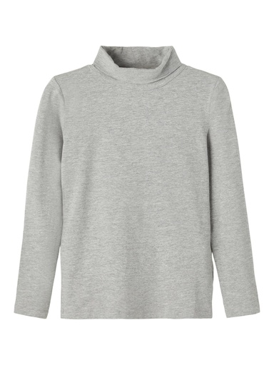 NAME IT KIDS - NKM VIGGO LS SLIM ROLLNECK O - Grey Melange