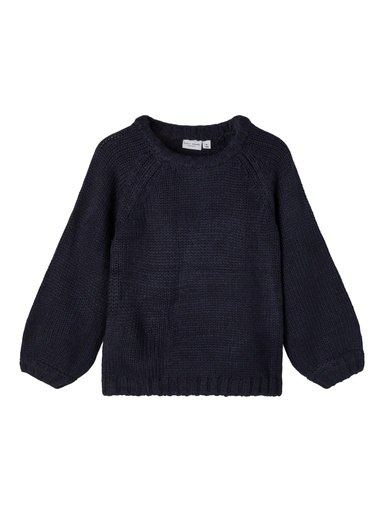 NAME IT MINI - NMF VORETA LS KNIT O - Dark Sapphire
