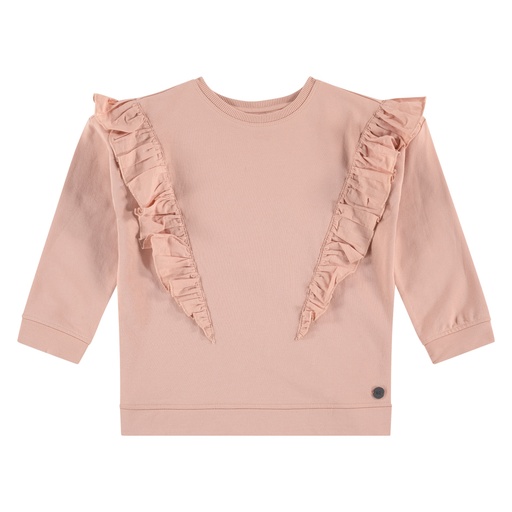 Babyface - girls sweatshirt - faded salmon - BBE21408450