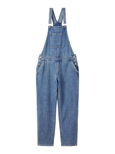 LMTD - NLF BIBIZZA OVERALL - Medium Blue Denim