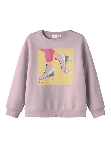 NAME IT KIDS - NKF LOLLER LS SWEAT UNB - Burnished Lilac