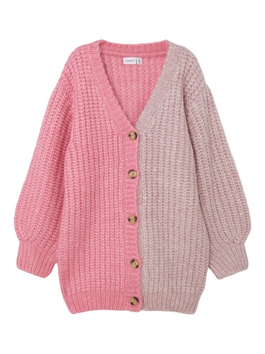 NAME IT KIDS - NKF LULLE LS LONG KNIT CARD - Burnished Lilac